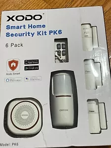 XODO Smart Home PK6 White Smart System Kit Motion Sensor Security Kit Brand New - Picture 1 of 1