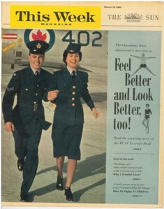 This Week Magazine March 18 1962 RCAF Exercise Book Arthur C Clarke Zero Mostel - Picture 1 of 1