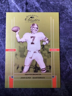 2005 Donruss Classics Legend /1000 John Elway #120 HOF - Image 1 of 2