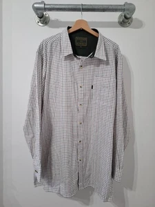 Walker And Hawkes Men’s Long Sleeve Check Shirt Heavy Cotton 3XL - Picture 1 of 4