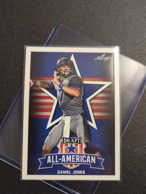 2019 Leaf Draft - All-American Daniel Jones #70 (RC) - Image 1 of 2