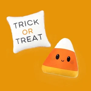 Target Bullseye's Playground 2025 2pk Mini Candy Corn and Trick or Treat Pillows - Picture 1 of 2