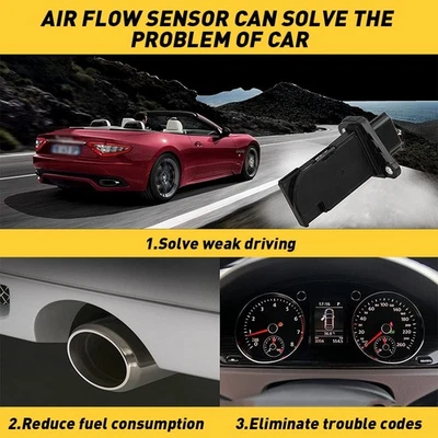 Sensor de flujo de masa de aire 1 pieza para Infiniti Q50 Q70 2014 2015 2016 3,5/QX60 2,5 nuevo Foto 1 de 4