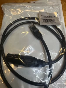 Rete XLR 5 pin maschio femmina a RJ45 maschio, Cat5. Cavo di prolunga DMX-CON - Foto 1 di 4