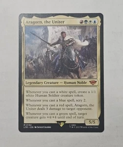 Magic The Gathering Aragorn, el Unificador Señor de los Anillos Cuentos de la Tierra Media #D195 - Imagen 1 de 2