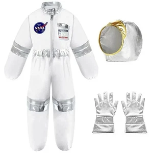 Holiday Party Performance and Acting Suit Children's Space Suit Astronaut Gloves - Picture 1 of 26