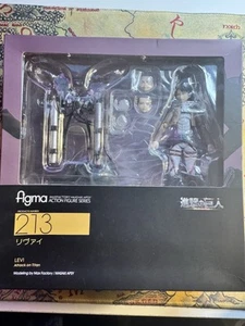 OFFICIAL ATTACK ON TITAN LEVI FIGMA #213 FIGURE - NEW SEALED - Picture 1 of 10