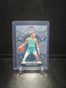 2023-24 Mosaic Basketball Brandon Miller RC #277 City Edition Charlotte Hornets - Foto 1 di 2