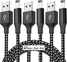 iPhone Charger 3Pack 10ft Apple MFi Certified Lightning Cable 2022 Upgrade Nylon