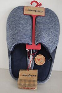 DearFoams Women's Memory Foam House Shoes Slippers size L 9-10 New