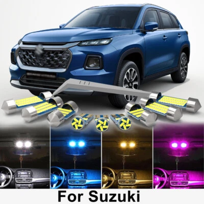 LED Interior Lights Bulbs For Suzuki Vitara Swift SX4 Jimny Alto Baleno Esteem Foto 1 de 4