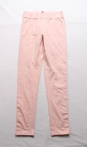 Guess Girl's Side Stripe Logo Pull-On Cotton Blend Leggings CL8 Pink Size US:8 - Picture 1 of 6