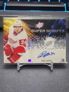2022-23 Upper Deck SPx Pius Suter Super Scripts Redwings!!!🔥🔥🔥
