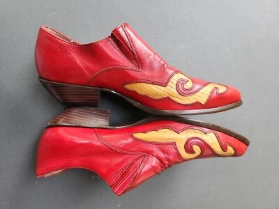 Nine West 尺码 7.5 - 8 牛仔鞋踝靴西部靴红色 2 色 Rockie — 第 1/4 张图片