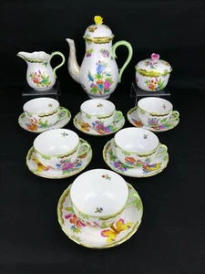 Herend Queen Victoria VBO Tea Set for 6 persons - Picture 1 of 12