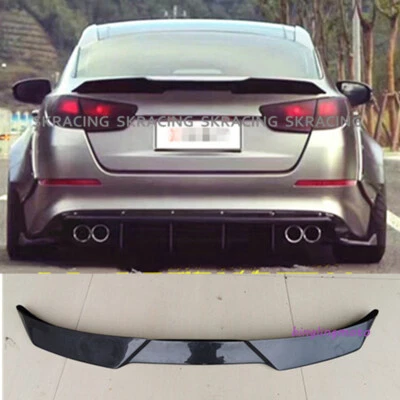 Alerón trasero negro brillante para Kia Optima K5 2011-2012-2013 estilo V Foto 1 de 4