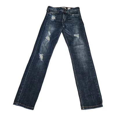 Jeans Eunina Talla 9 Juniors Sasha tiro bajo relajado ajustado desgastado Foto 1 de 4