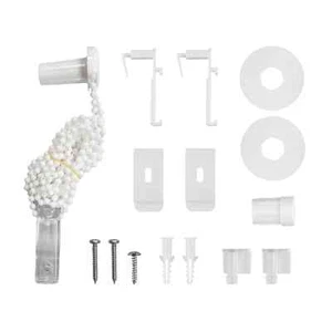 Rollo Doppelrollo Klemmfix Duo Fensterrollo Fenster Tür Ersatzteile Set Weiß - Bild 1 von 4