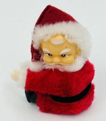 Vintage Santa Claus Hugger Clip-on Grabber Pencil Pen Holder Figure Ornament - Image 1 of 4