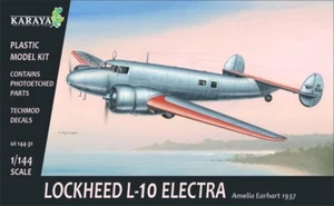 Karaya 144-31 1/144 Lockheed L-10 Electra A. Earhart plastic model - LIMITED !! - Picture 1 of 6