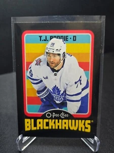 2024-25 O-Pee-Chee Retro Borde Negro #349 T.J. Brodie #/100 - Imagen 1 de 2