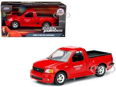 BRIAN'S FORD F-150 SVT LIGHTNING PICKUP RED FAST & FURIOUS 1/32 MODEL JADA 98320 - Image 1 of 4