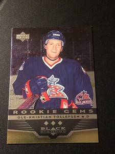 2005-06 Upper Deck Black Diamond Gems Ole-Kristian Tollefsen #229 Rookie RC