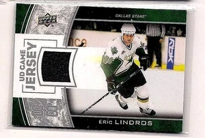 JERSEY ERIC LINDROS 2013-14 SERIE UD 1 UD JUEGO JUEGO JERSEY USADO ~ ESTRELLAS - Imagen 1 de 1