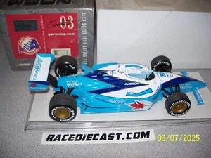 #3 PAUL TRACY INDECK IT'S YOUR WORLD 2003 CART CHAMP WITH CENTRIX DECAL ACTION - Picture 1 of 3