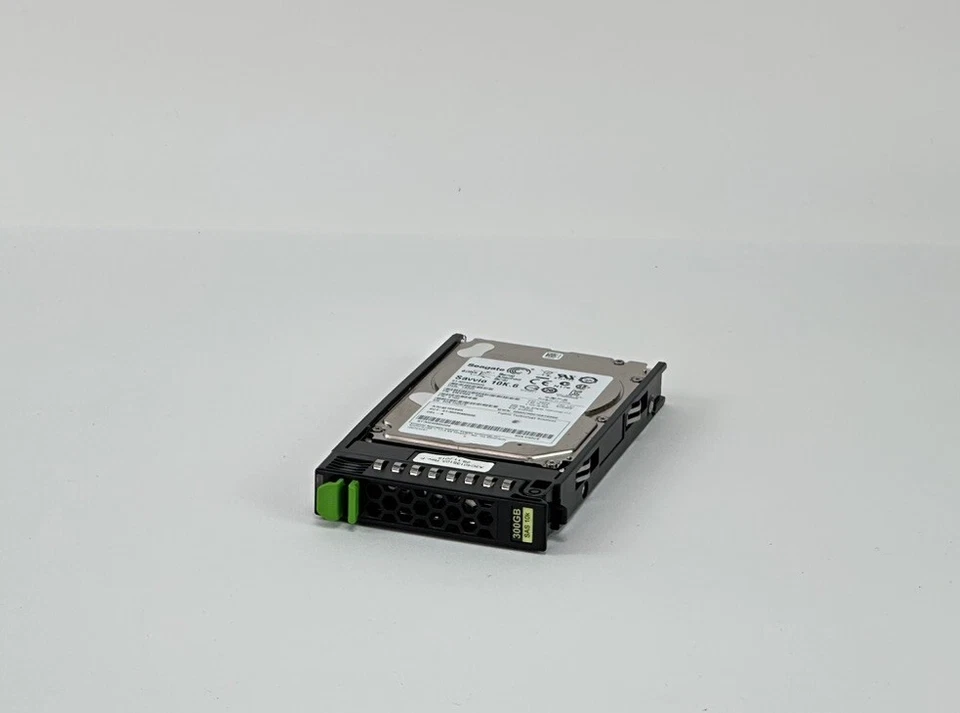 Fujitsu Seagate 300GB SATA 6G S8 SFF 2.5 MLC SSD ST300MM0006 A3C40166985 w Tray - Image 1 of 4