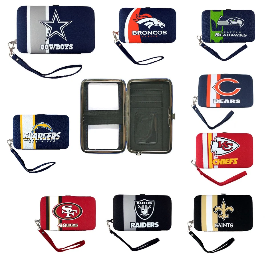 NFL Little Earth Teléfono Inteligente MP3 Carcasa Muñequera Billetera con Correa Foto 1 de 1