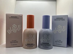 LOT OF 2/BUBBLE Skincare Moon Walk Step 2 Gentle Exfoliating Serum - 30ml Each - Picture 1 of 6