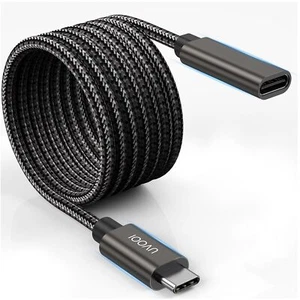 USB C Extension Cable 10FT USB C Extender Cord Male to Female USB 3.1 Gen2 Ty... - Picture 1 of 7