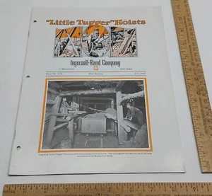 1927 BOOKLET - Little Tugger Hoists - Ingersoll-Rand - listing #7261 - Picture 1 of 10