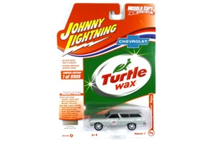 Johnny Lightning JLMC027B-2 Chevrolet Chevelle Wagon silber 1965 - Muscle Cars - Bild 1 von 1