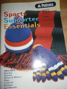Sports Supporter Essentials (to knit): Beanies, Scarves, Gloves, Rugs and more.. - Picture 1 of 5