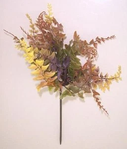 Artificial plants and flowers Cloak Fern Pick 30cm tall with 13 leaf branch PP27 - Picture 1 of 1
