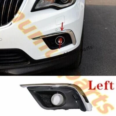 Cubierta de rejilla de luz antiniebla para parachoques delantero izquierdo con cromo para Buick Envision 2016~2018 Foto 1 de 4