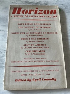 When I Was 13 By Denton Welch 1st Ever Printing Horizon Review April 1954 No 52 - Picture 1 of 6