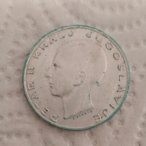 Yugoslavia 20 DINARA 1938 Silver Argento - Picture 1 of 4