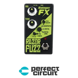 Rainger FX Razor Fuzz Virtual Plectrum Fuzz Pedal EFFECTS NEW PERFECT CIRCUIT - Picture 1 of 5