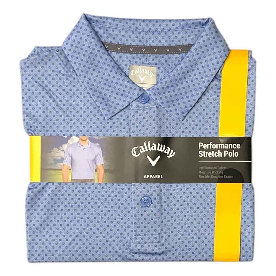 Callaway Men's Performance Golf Polo Size XXL Blue