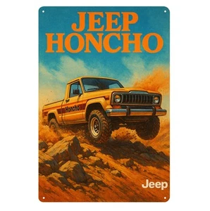 Honcho PickUp Truck Car Metal Poster - Collectable Tin Sign - Size:20x30cm - Picture 1 of 5