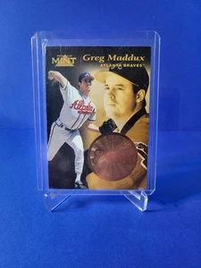 1997 Pinnacle Mint Collection Baseball Greg Maddux #11 Bronze Atlanta Braves HOF - Picture 1 of 3