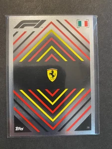 Ferrari Team Logo - 2022 Topps Turbo Attax F1 Card #28 - Picture 1 of 2