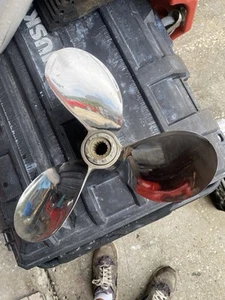 Boat Propeller 6938 Dennis 26P Outboard 8262 Stainless Steel 15Tooth 3 Blades - Picture 1 of 15