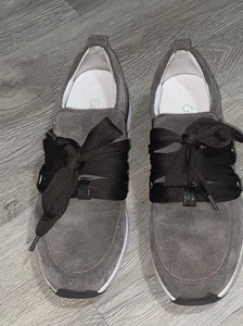 Gabor Bow Slip-On Sneaker Wildleder Ashes Braun Größe US 8-8,5 - Bild 1 von 13