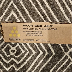 Cartuccia toner giallo Ricoh 842252 IM C3500 - Foto 1 di 2