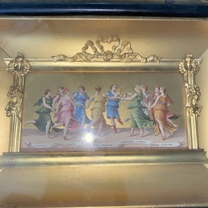 Caja de sombras enmarcada de colección La danza de Apolo y las nueve musas griega - Imagen 1 de 6