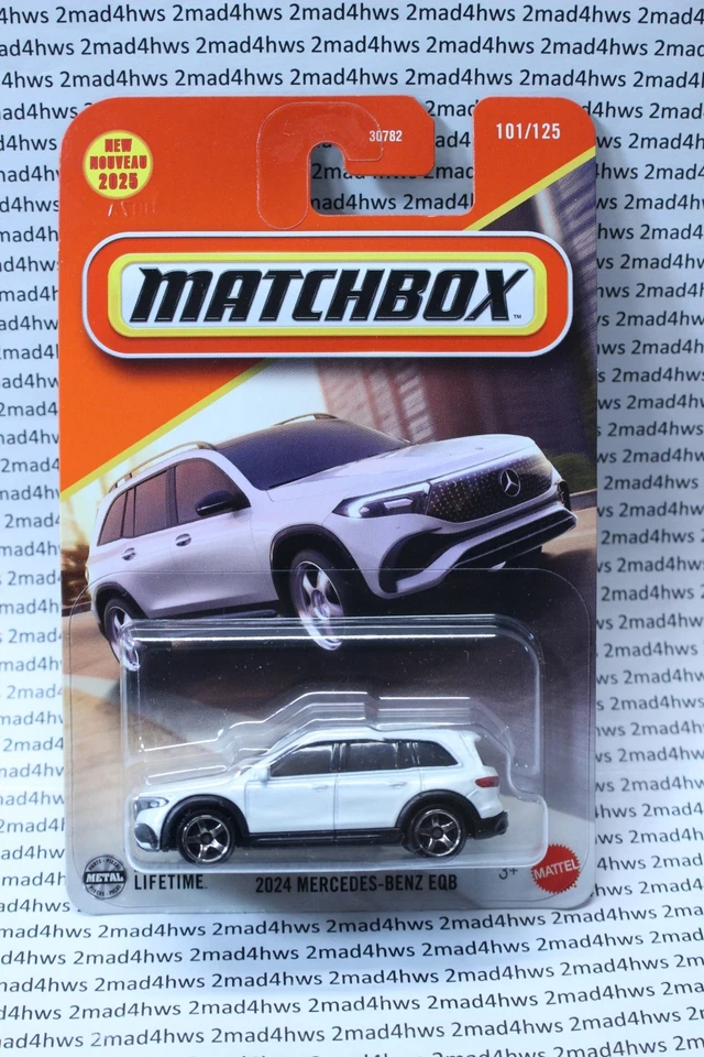 Matchbox 2025 nuevo modelo blanco 2024 MERCEDES-BENZ EQB Highway 101/125 Foto 1 de 3